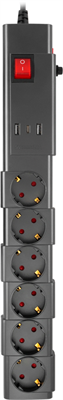 Сетевой фильтр Buro 600SPro-16-1.8-USB-G 222031
