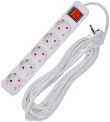 Сетевой удлинитель IEK UM-YP10-16-05-05-ZK-K01 222037
