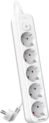 Сетевой фильтр Deli ET438 222039