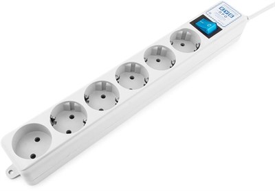 Сетевой фильтр Power Cube SPL(5+1)-16B-P-3M White 222073
