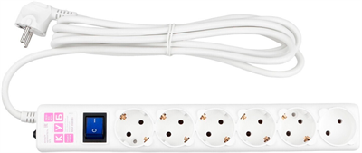 Сетевой фильтр Power Cube SPG6-A5 White 222095