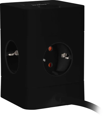 Сетевой удлинитель Buro BU-PTE4.1UC-Plus-B 222102