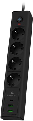 Сетевой фильтр Cablexpert Exnovo EXN-4-CU2-B-2 222151