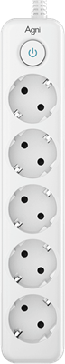 Сетевой фильтр AGNI TP-FD5E-3m-White 222172