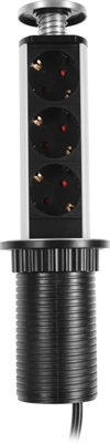 Сетевой удлинитель PREMIER Vertical 3R Grey, 1.8м 222267