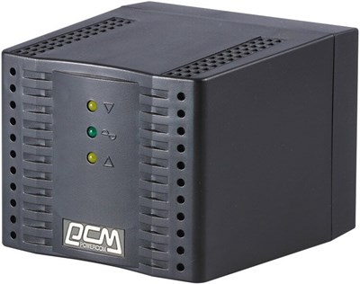Стабилизатор напряжения Powercom TCA-1200 Black 222338