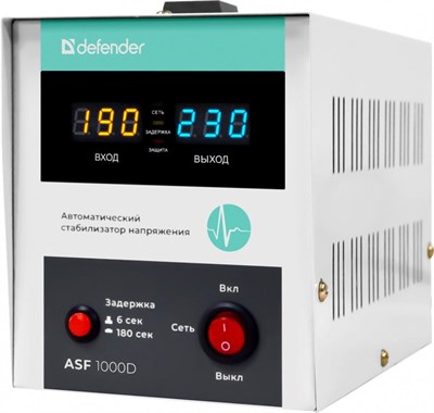 Стабилизатор напряжения Defender ASF 1000D 222347