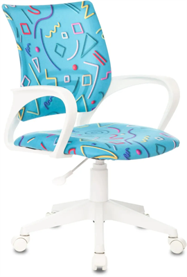 Детское кресло Бюрократ Burokids 1 W Blue Sticks 223276