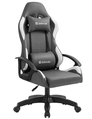Игровое кресло Defender Chromos Grey/White 223315
