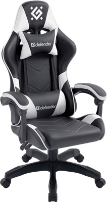 Игровое кресло Defender Companion Black/White 223372