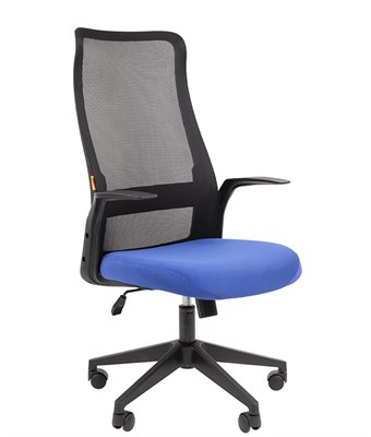 Офисное кресло Chairman 573 Black/Blue 223375