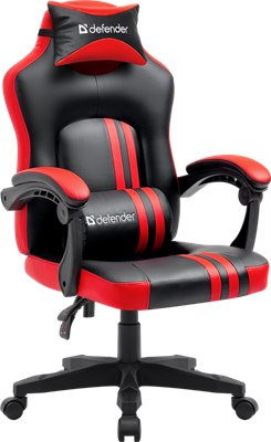 Игровое кресло Defender Mercury Black/Red 223378