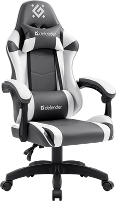 Игровое кресло Defender Fortune Grey/White 223386