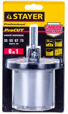 Набор коронок STAYER 33345-H6 205375