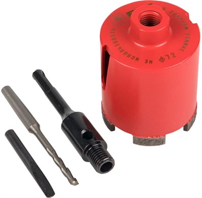 Коронка EKF dch-72-m16 205406