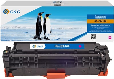 Картридж G&G GG-CE413A Magenta 225666