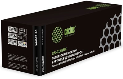 Картридж Cactus CS-C069BK Black 225773