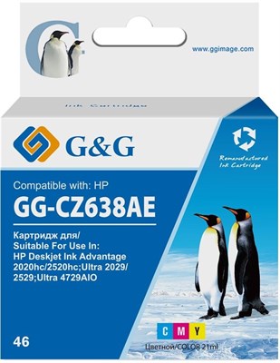 Картридж G&G GG-CZ638AE Color 225812