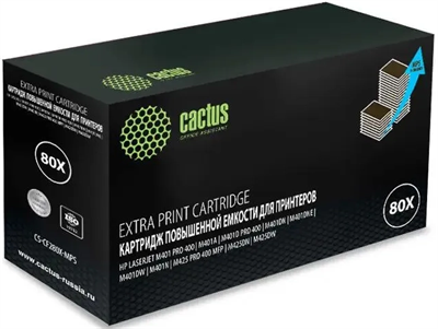 Картридж Cactus CS-CF280X-MPS Black 225860