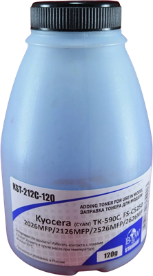 Тонер Black&White KST-212C-120 Cyan 225886