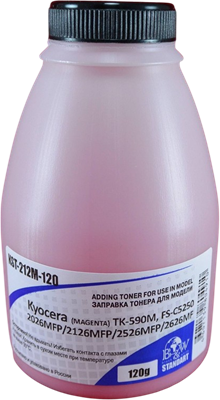 Тонер Black&White KST-212M-120 Magenta 225887