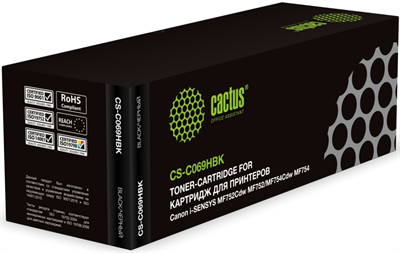 Картридж Cactus CS-C069HBK Black 226050