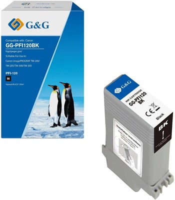 Картридж G&G GG-PFI120BK Black 226060
