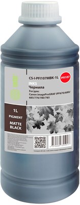 Чернила Cactus CS-I-PFI107MBK-1L Matte Black 226080
