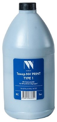 Тонер NV Print NV-HPLJM104(1KG)TYPE1 Black 226106