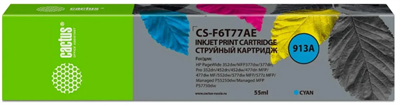Картридж Cactus CS-F6T77AE Cyan 226159