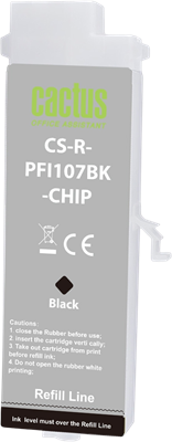 Картридж Cactus CS-R-PFI107BK-CHIP Black 226237