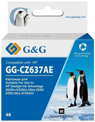 Картридж G&G GG-CZ637AE Black 226259