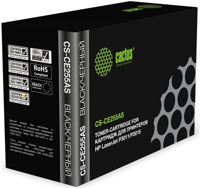 Картридж Cactus CS-CE255AS Black 226309