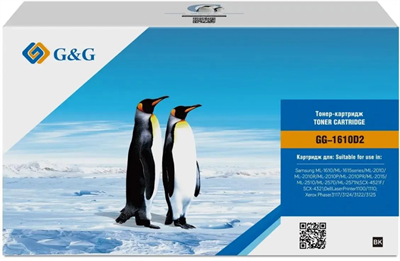 Картридж G&G GG-1610D2 Black 226346