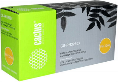 Картридж Cactus CS-PH3260X Black 226486