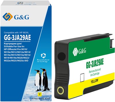 Картридж G&G GG-3JA29AE Yellow 226490