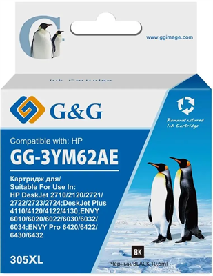 Картридж G&G GG-3YM62AE Black 226556