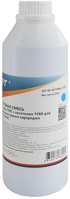 Тонер CET CET7496C-232N Cyan 226730