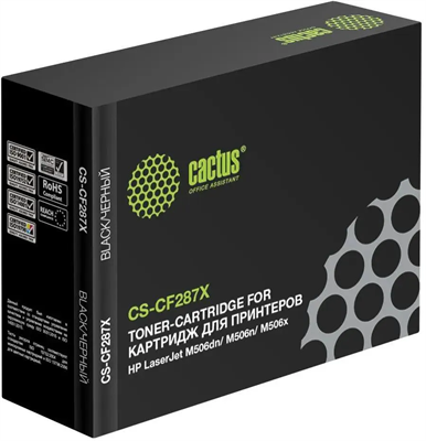 Картридж Cactus CS-CF287X Black 226891