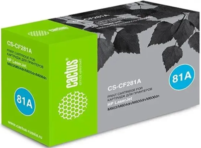 Картридж Cactus CS-CF281A Black 226928