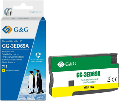 Картридж G&G GG-3ED69A Yellow 227006
