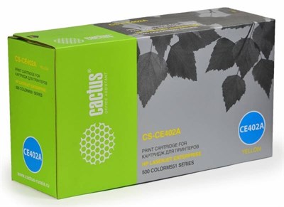 Картридж Cactus CS-CE402A Yellow 227068