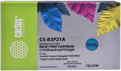 Картридж Cactus CS-B3P21A Yellow 227201