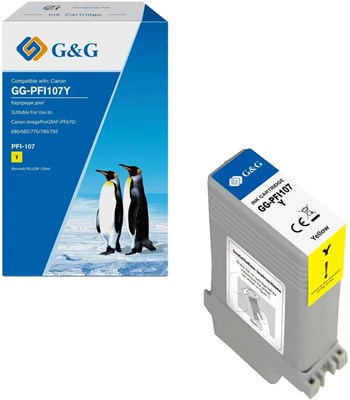 Картридж G&G GG-PFI107Y Yellow 227210