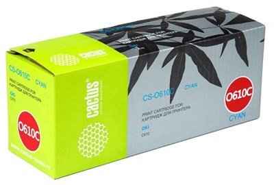 Картридж Cactus CS-O610C Cyan 227348