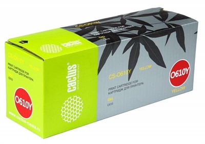 Картридж Cactus CS-O610Y Yellow 227350