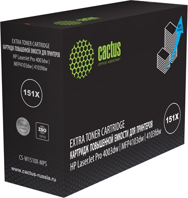 Картридж Cactus CS-W1510X-MPS Black 227359