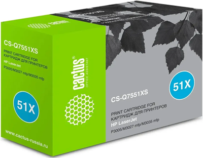 Картридж Cactus CS-Q7551XS Black 227363