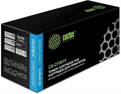 Картридж Cactus CS-CF361X Cyan 227469