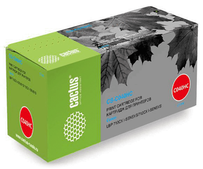 Картридж Cactus CS-C040HC Cyan 227595